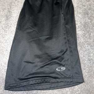 Black basketball shorts
